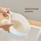 Миска з сітом Ecoco Молочна - зображення 2