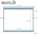 Проекционный экран Walfix SNM-3 настенный потолочный 100" 200x150см 4:3 - изображение 8