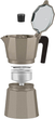 Гейзерная кофеварка Maestro Espresso Moka Алюминиевая Brown 150 мл (MR- 1666-3-BROWN) - изображение 2