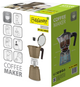 Гейзерная кофеварка Maestro Espresso Moka Алюминиевая Brown 150 мл (MR- 1666-3-BROWN) - изображение 5