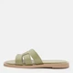 Женские шлепанцы кожаные PARADIZE SHOES SL-1208 36 23.2 см Оливковые (ROZ6501062266) - изображение 4