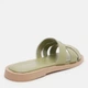 Женские шлепанцы кожаные PARADIZE SHOES SL-1208 36 23.2 см Оливковые (ROZ6501062266) - изображение 5