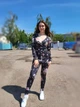 Комбинезон брючный женский в цветочный принт Na-KD Черный 8466-1111 M/укр 44 (eur 36) - изображение 8