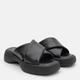 Женские шлепанцы кожаные PARADIZE SHOES SL-1300 41 26.7 см Черные (ROZ6501062272) - изображение 3