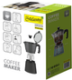 Гейзерная кофеварка Maestro Espresso Moka Алюминиевая Black 300 мл (MR-1666-6-Black) - изображение 6