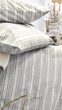 Постельное белье Saheser Stonewashed Ranforce 200 х 220 см Notta Antrasit - изображение 2