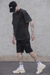 Чоловічі Трикотажні Шорти Карго Volt Reflective Black 2XL (8049586) - изображение 2