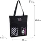 Сумка-шопер Kite Education Teens Kuromi 40.5x38x7 Чорна (HK25-586) - зображення 2