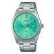 Мужские наручные часы Casio MTP-VD03D-3A2 Серебристые\Бирюзовый циферблат - изображение 1