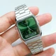 Наручные часы Casio AQ-230A-3A Серебристые\Оливковый циферблат - изображение 5