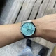 Мужские наручные часы Casio MTP-VD03D-2A3 Серебристые\Голубой циферблат - изображение 6