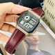 Мужские наручные часы Casio AE-1200WHL-5A Бронзовые\Черный экран\Коричневый ремешок - изображение 6