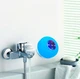 Беспроводная водонепроницаемая Bluetooth колонка для прослушивания музыки в душе / ванной Round Speaker настенный мини динамик с подсветкой и креплением на присоску, голубая (104305307) - изображение 5