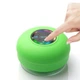 Бездротова водонепроникна Bluetooth колонка для прослуховування музики в душі / ванній Round Speaker настінний мінідинамік з підсвічуванням і кріпленням на присоску, зелена (104303797) - зображення 2