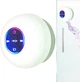 Беспроводная водонепроницаемая Bluetooth колонка для прослушивания музыки в душе / ванной Round Speaker настенный мини динамик с подсветкой и креплением на присоску, белая (104305399) - изображение 5