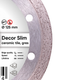 Диск алмазный отрезной 1A1R 125 Distar DECOR SLIM : диск 125х22,23х1,2мм, керамика, керамогранит (11115427010) - изображение 2