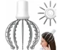Ручной массажер для кожи головы Head Massager KK-002 в форме осьминога, 12 массажных когтей, от усталости, для расслабления - изображение 2