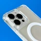 Чохол Прозорий Wave Crossbody With MagSafe з довгим кольоровим ремінцем для iPhone Xr Помаранчевий - зображення 3