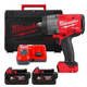 Гайковерт высокомоментный аккумуляторный MILWAUKEE 1/2" M18 FHIW2F12-502X, 2034Нм: с АКБ 18V 2шт-5 Ah+ЗП, кейс - изображение 1