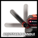 Мощная аккумуляторная шлифмашина для стен бесщеточная Einhell TP-DWS 18/225 Li BL Solo: без АКБ, Ø 225 мм (4259995) - изображение 5