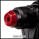 Мощный электрический перфоратор Einhell TC-RH 620 4F Kit : 620 Вт, 2.2 Дж, 1250 об/мин, 5200уд/мин - изображение 8