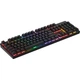 Клавіатура Hator Icefall Mecha Rainbow, Black, USB, механічна (перемикачі Origin Red Linear), LED 'Rainbow' підсвічування, 104 кнопки, 1.8 м (HTK104UA) - зображення 2