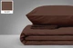 Простынь MirSon Бязь Premium 19-1217 Chocolate perla 180х220 см (2200001715271) - изображение 8