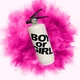 Белый Баллон Гендер Пати 3 кг с Розовой Краской Холи, Gender Party BOY OR GIRL, белый с черной наклейкой 3кг - изображение 2