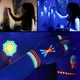 Неоновый розовый грим для лица Paint Glow, аквагрим, тюбик 10 мл - изображение 4