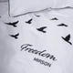 Простынь MirSon 180x220 см 11-2107 White Freedom Ranforce Elite (2200008700546) - изображение 2