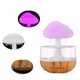 Ночник увлажнитель воздуха гриб RAIN HUMIDIFIER XNH-32 с эффектом дождя с подсветкой RGB, коричневый - изображение 3