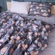 Простынь MirSon двуспальная 180x220 см 17-0706 Silver Petals Бязь (2200010619218) - изображение 2