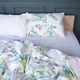 Простынь MirSon двуспальная 180x220 см 17-0707 Spring Branches Бязь (2200010618648) - изображение 4