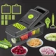 Овощерезка Veggie Slicer HA-347 измельчитель со сменными насадками 14 предметов в 1 - изображение 4