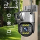 Уличная WIFI камера видеонаблюдения с двумя объективами Smart S90CF-PTZ 2/2Mп, APP V380Pro с ночной съёмкой - изображение 3