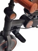 Велосипед-беговел 3в1 с родительской ручкой и козырьком Royal Leather Trike 105-2 трехколесный с максимальной нагрузкой до 60 кг с 2 режимами колес Черный - изображение 7