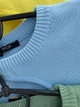 Кофтинка футболка з асиметричним вирізом 42-46 Блакитний - зображення 5