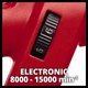 Электрический садовый пылесос-воздух Einhell GC-EL 3000 E : 3000Вт - 45л, 3 кг 3433320 - изображение 2