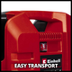 Потожний компресор Einhell TC-AC 190 OF Set : 1100 Вт, 3750 об/хв, макс.продуктивність 190л /хв (4020660) - зображення 6