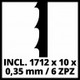 Профессиональная ленточная пила Einhell TC-SB 245 L : 400 Вт, 1450 об/мин, 726 м/мин (4308035) - изображение 6