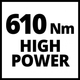 Профессиональный гайковерт пневмический Einhell TC-PW 610 Compact : 610 Hm, 142 л/мин (4138965) - изображение 7