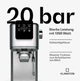 Рожковая кофеварка с капучинатором Klarstein SteelPresso Slim Touch Серебристый - изображение 2