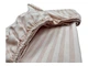 Простирадло на гумці "Stripes Beige" з бязі голд 160х200 см - зображення 7