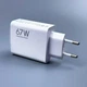 Зарядний пристрій Xiaomi Turbo Charger 67W з кабелем Fast Charger Adapter MDY-12-EH для Redmi Note Poco. Швидке заряджання - изображение 2