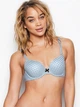 Бюстгальтер Victoria's Secret Голубой в горошек (А-313 р. 32D/70D) - изображение 1
