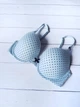 Бюстгальтер Victoria's Secret Голубой в горошек (А-313 р. 32D/70D) - изображение 4