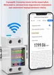 Умный WIFI счетчик электроэнергии Atorch GR2PWS, ваттметр, вольтметр, амперметр с цветным экраном и функцией реле напряжения, мониторинга и дистанционного выключения. На DIN рейкe - изображение 7