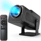 Міні-проектор 4K Full HD 1080P, підтримує Wi-Fi 6 і BT 5.0 із вбудованою ОС Android 11.0, 150-дюймовий , автоматична корекція трапецеїдальних спотворень, чорний - изображение 1