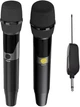 Комплект бездротових мікрофонів HiFuture WM100 2 шт Black (wm100.black) - зображення 1