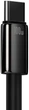 Кабель Baseus Tungsten Gold Fast Charging Data USB-A to Type-C 100 Вт 1 м Black (CAWJ000001) - изображение 5